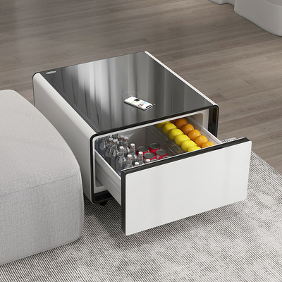 Característica de carga inalámbrica en mini gabinetes refrigerados para electrodomésticos pequeños