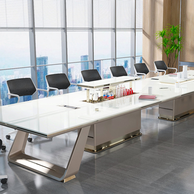 Mesa de conferencias de elevadores multifunción para oficinas modernas