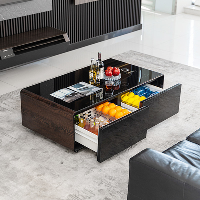 Refrigeración directa Muebles de salón inteligentes Refrigerador de mesa 110v/220v 60Hz/50Hz