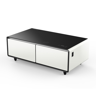 Refrigerador de cajones de refrigeración doble USB con reproductor de audio incorporado y carga inalámbrica
