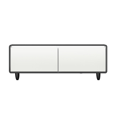 Muebles modernos para el salón Mesa de café inteligente con carga inalámbrica y cajón de la nevera