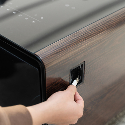 Inicio Muebles 2024 Mesa de café inteligente multifunción con cajón congelado Refrigerador