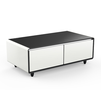 Hoteles y restaurantes convertible de la mesa de café refrigerador con funcionalidad versátil