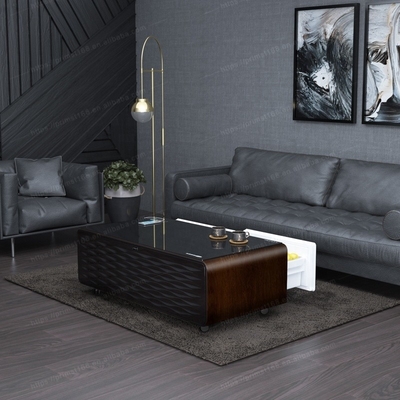 Muebles de sala de estar Refrigerador con mesa de café y refrigerador de cerveza