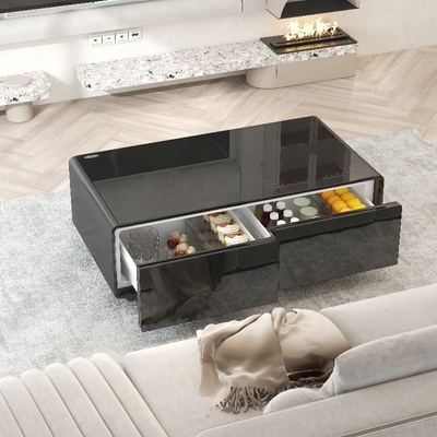 Home Muebles Altavoz de mesa inteligente con mesas de té y café de diseño moderno