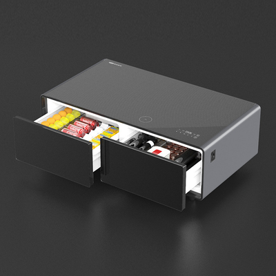 Hoteles y restaurantes convertible de la mesa de café refrigerador con funcionalidad versátil