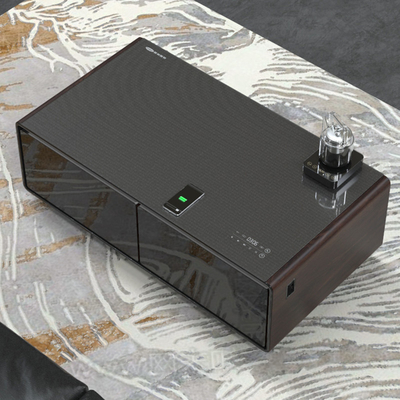 Refrigerador de mesa inteligente con altavoz de música Carga telefónica y cargadores inalámbricos 220V