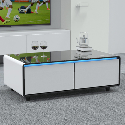 Función de carga inalámbrica inteligente Primst Refrigerador de mesa de café para muebles para el hogar
