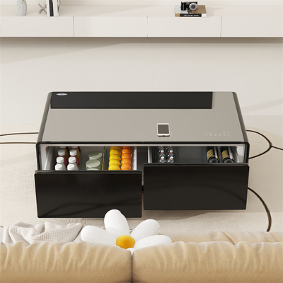 Función de carga inalámbrica inteligente Primst Refrigerador de mesa de café para muebles para el hogar