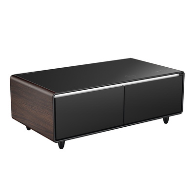 Primer refrigerador comercial pequeño Smart Coffee Table para bebidas y sistema de refrigeración