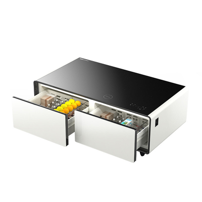 135L doble puerto de carga USB Refrigerador de reproductor de audio incorporado con refrigerador de compresor