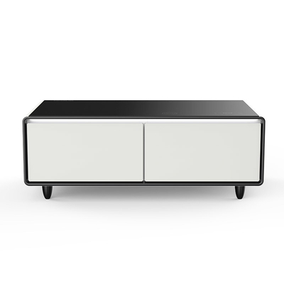 Refrigerador inteligente de mesa de café con temperatura de doble zona y termostato ajustable