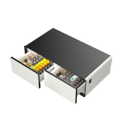 Muebles modernos de estilo de acero inoxidable mesa de café de metal para el salón