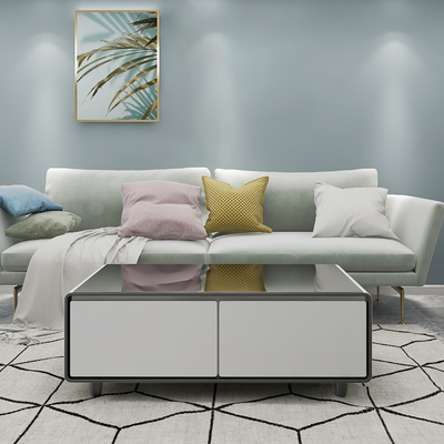 Transforme su sala de estar con una mesa de café de refrigerador inteligente multifuncional