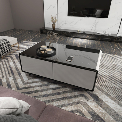 Muebles de sala de estar Refrigerante inodoro Smart con carga inalámbrica y altavoz de música
