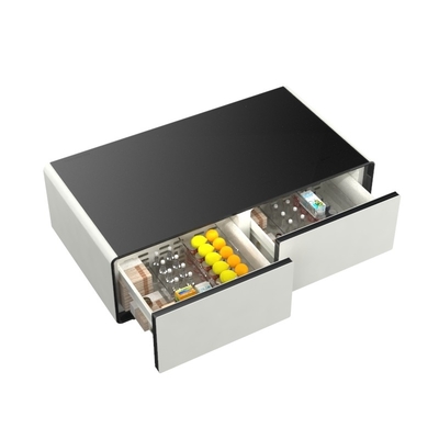 Cargador móvil de alto bajo y refrigerador multifuncional de capacidad de 135L Muebles inteligentes