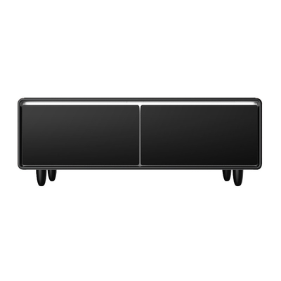 Refrigerador inteligente de 60W con carga inalámbrica USB y zonas de doble temperatura