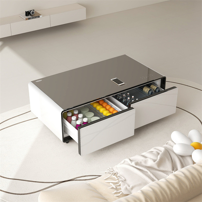 Impresión 3D Mini Bar Refrigerador de doble puerta con pantalla táctil inteligente y compresor