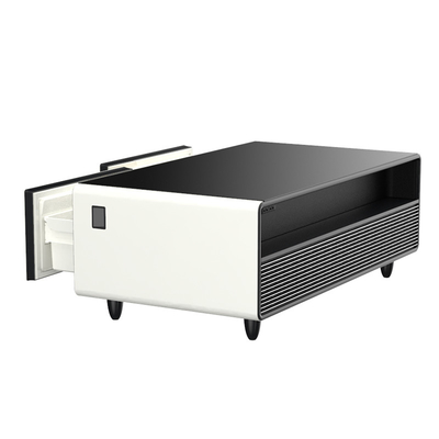 Primst Mesa de café 2 Refrigerador cajones 2 Puertos de carga USB Reproductor de audio incorporado