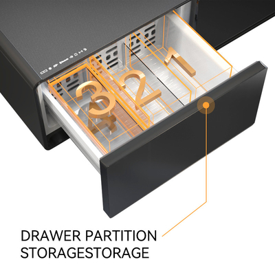Cargador inalámbrico Mesa táctil inteligente de metal para muebles de sala de estar modernos en 2024