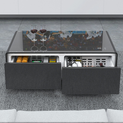 Cabinetero de bodega de refrigeración eléctrica Mesa de café moderna Muebles de sala de estar