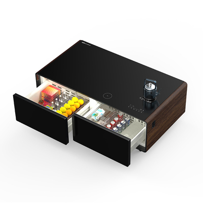 Mini Tabla de Bar Refrigerador de mesa de café con reproductor de música para sala de estar controlado por aplicación 75W