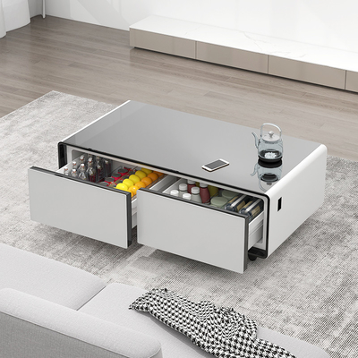 Refrigerante de oro R600a/40g Mesa de café inteligente con cargador USB y mesa táctil inteligente 2024