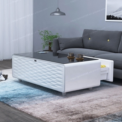 Mesa de café inteligente de 110v para el verano de 2024 Diseño dedicado y refrigerador de doble puerta
