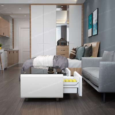 Interactivo toque Smart Mesa de café Muebles de salón modernos con cajón de refrigerador