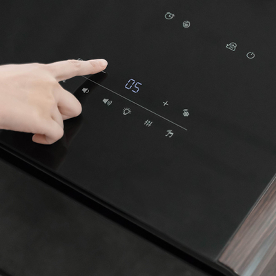 Refrigerador de mesa inteligente específico para mesa de café con reproductor de audio incorporado en el cajón de 135L