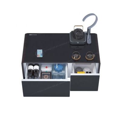 Refrigerador de escritorio inteligente de doble puerta estilo Morden con carga inalámbrica USB 39KGS