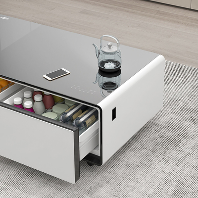 Mini Bar Refrigerador de puertas dobles con pantalla táctil LED y altavoz 1295*705*460mm