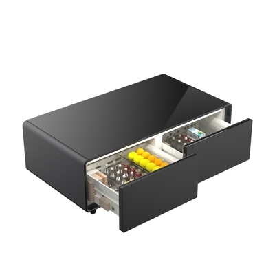 Función Mini bar multipropósito con refrigerador y altavoz de música