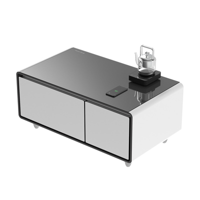 Mini nevera eléctrica para el hogar con cajón congelado multifuncional y carga inalámbrica