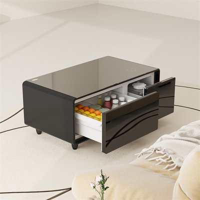 Muebles de salón moderno, refrigerador, mesa, frigorífico con cajón refrigerado de 90L