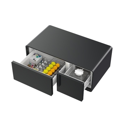 PRIMST Mini Bar de mesa de café con almacenamiento multifuncional y refrigerador inteligente