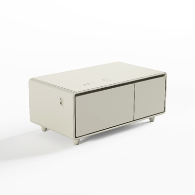 Muebles de estar Mesa de café moderna con cajón de refrigeración y capacidad de congelador de 27L