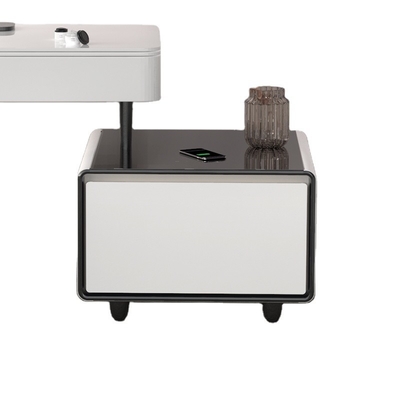 220240110V Mini Refrigerador Mesa con carga inalámbrica y Smart Mesa de café 65L