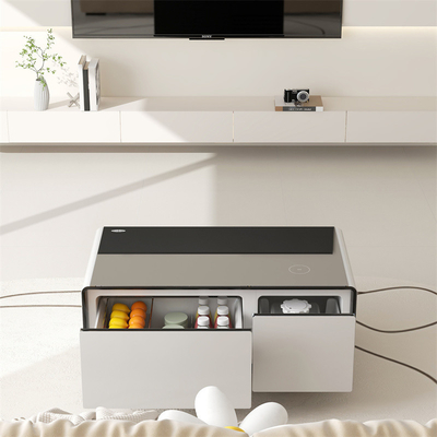 Calificación de eficiencia energética de grado 2 Refrigerador con reproductor de música para salón de lujo