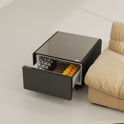 Muebles para el hogar Refrigerador pantalla táctil Mesa lateral con consumo de energía de 0.32kwh/24h
