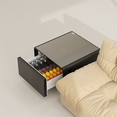 Muebles para el hogar Refrigerador pantalla táctil Mesa lateral con consumo de energía de 0.32kwh/24h