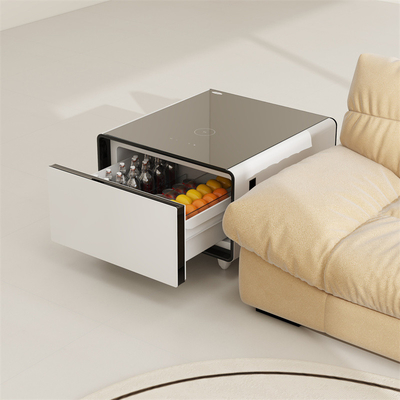 Muebles para el hogar Refrigerador pantalla táctil Mesa lateral con consumo de energía de 0.32kwh/24h
