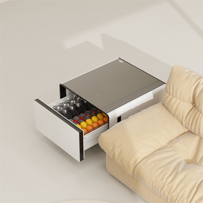 Muebles para el hogar Refrigerador pantalla táctil Mesa lateral con consumo de energía de 0.32kwh/24h