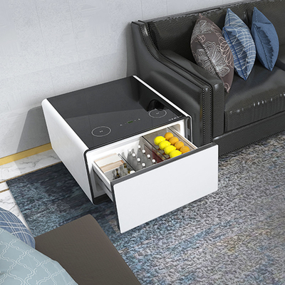 Muebles para el hogar Refrigerador pantalla táctil Mesa lateral con consumo de energía de 0.32kwh/24h