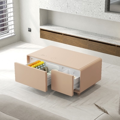 Muebles inteligentes de color de 90L con cargador USB inalámbrico multifuncional y mini nevera