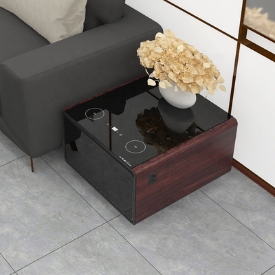Refrigerador de 65L Mini Refrigerador lateral para mesa de té multifunción y mesa de café inteligente