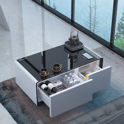 Muebles para el salón Muebles modernos de cartón de metal Mesa de café inteligente para el salón Muebles 75W