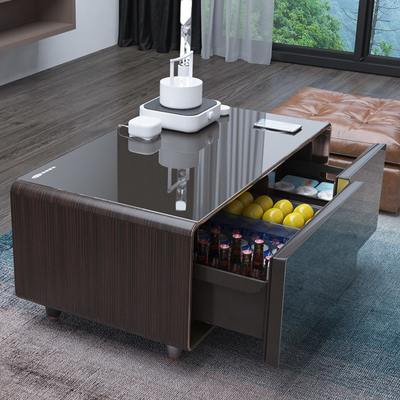 Muebles de salón Primst Carga inalámbrica Smart Mesa de café y mini mesa lateral