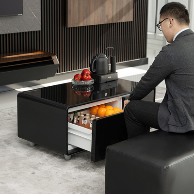 Muebles de salón Primst Carga inalámbrica Smart Mesa de café y mini mesa lateral