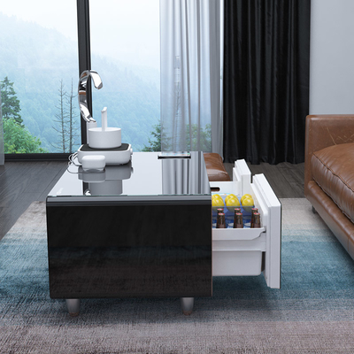 Muebles de salón Primst Carga inalámbrica Smart Mesa de café y mini mesa lateral